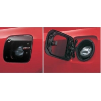 Прозрачный лючек бензобака + накладка на пробку для Toyota Celica Т23# 00-05 TRD
