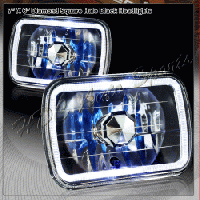 Передняя черная оптика с HALO Rings для Toyota Celica T18 89-93