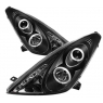 Фары для Toyota Celica T23# 00-05 DLR «ангельские глазки» Black