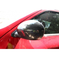 Наклади на боковые зеркала для Nissan Juke из натурального CARBON