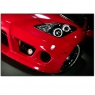 Фары для Toyota Celica T23# 00-05 DLR «ангельские глазки» Black