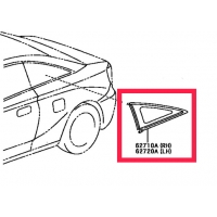 Стекло форточки задней для Toyota Celica T23# 00-05