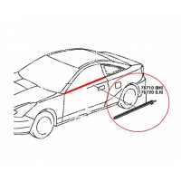 Молдинг двери (бархотка) наружный для Toyota Celica Т23# 00-05 TOYOTA Б/У